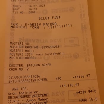 Jumbo Karaca Ürünleri Teslim Etmedi