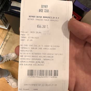 Forum Boyner Fazla Para Alınması