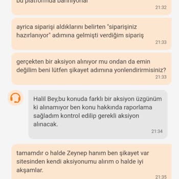 Trendyol Yemek Trendyol'da 1.8KM İçin 90DK Bekletilip Sonra İptal Edilen Yemek.