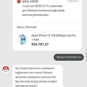 Vodafone Her Şey Yanımda Sitesi Haksız Kazanç Ve Mağduriyet