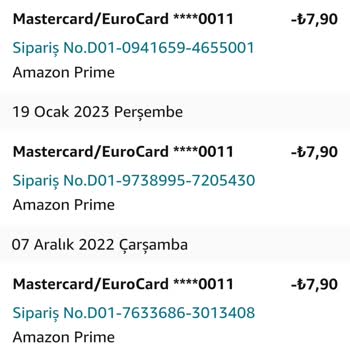 Amazon Ücret İadesi Talep