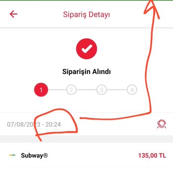 Tıkla Gelsin Subway Siparişim 1 Saat 40 Dakika Sonra İptal Edildi