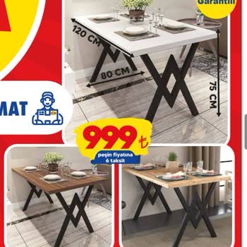 Şok Marketler Masa Aldım 1 Aydır Gelmedi