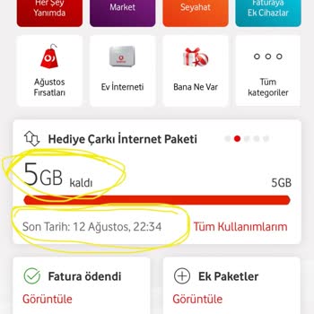 Vodafone Hediye Çarkı Kazancıma İlişkin Şikayet