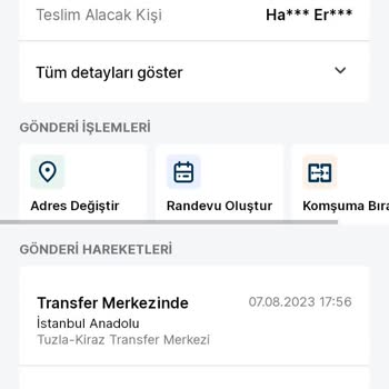 Trendyol Express Teslim Edilmeyen Kargo