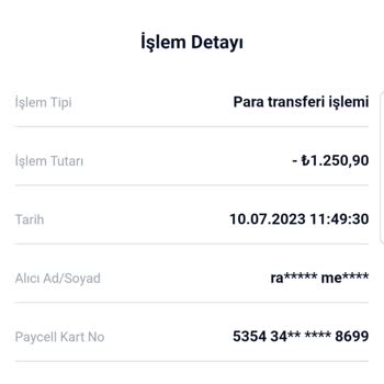 Turkcell Paycell Fazla Ücret Yansıması