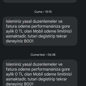 Türk Telekom 9230'dan Sürekli Gelen Mesaj