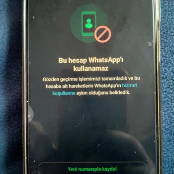 WhatsApp'ın Anlayamadığımız Bir Şekilde Numaramızı Kullanıma Kapatması