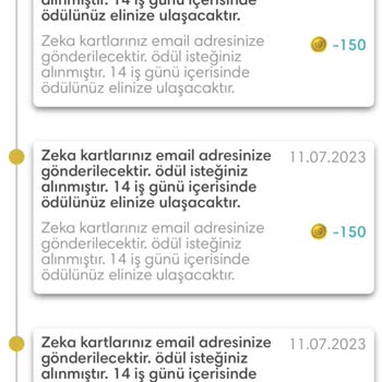 Prima Kulüp Uygulaması Ürün Gelmedi