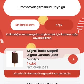 Algida İle Kazan Uygulaması Puan Kullanamıyorum