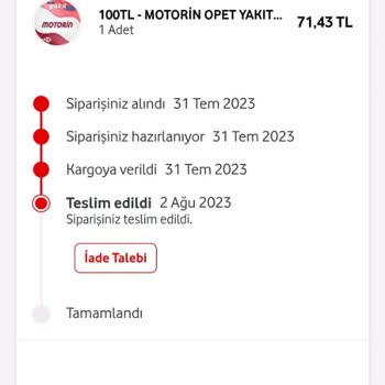 Vodafone Yanımda Pazaryeri Pişmanlıktır