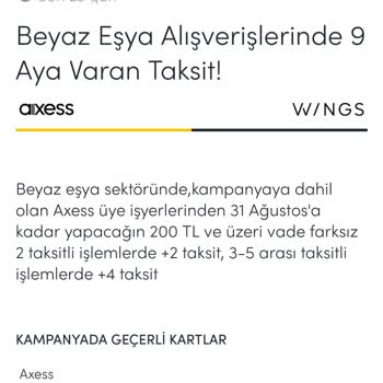 Akbank +4 Taksiti Vermedi.
