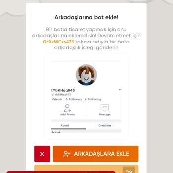 Starpets.gg Bot Arkadaşlık İsteğimi Kabul Etmiyor