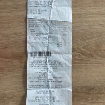 Carrefour SA Kocaeli Şehir Hastanesi Şubesinde Etiketsiz Ürünlerin Fiyatı Yüksek