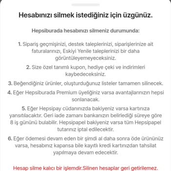 Hepsiburada Premium Üyeliğimi İptal Ettim Mağdur Oldum