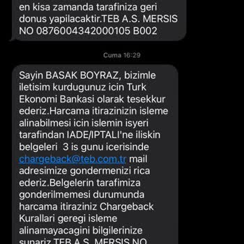 TEB Karaca Cüzdanımdaki Bakiyem Banka Hesabıma Geçmiyor