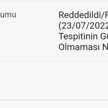 Aile ve Sosyal Hizmetler Bakanlığı Aile Destek Ödemem GSS Güncel Olmaması Nedeni İle Reddedildi