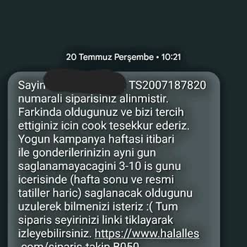Halalles Ürünün Kargoya Verilmesindeki Devasa Gecikme