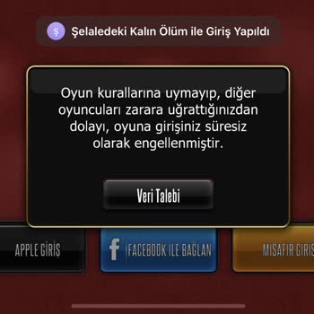 Okey Plus Giriş Engeli