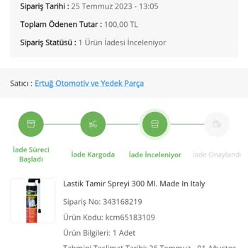 ÇiçekSepeti Satılan Ürün İle Gelen Ürünün Farklı Olması