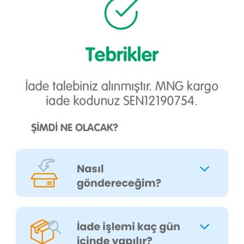 Ebebek İade Edecek Kargo Sorunu