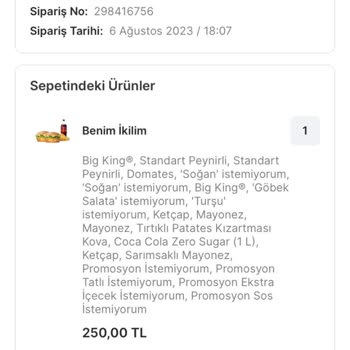 Migros İade Ücreti Talebim