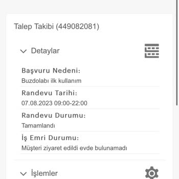 Altus Buzdolabı Servis Sorunu