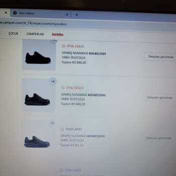 Camper Online Alışveriş Sorumsuzluğu Personelin Saygısız Tutumu!