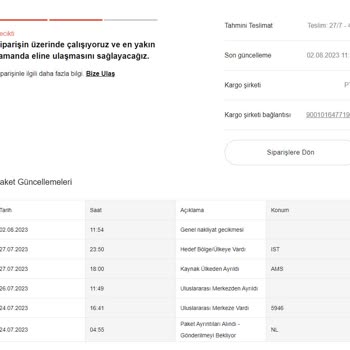 Nike Teslimat Ve İade Sorunu