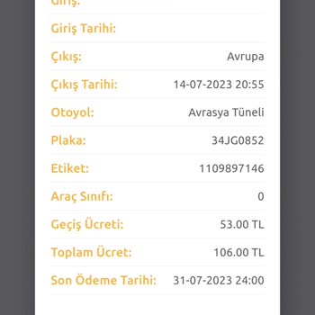 Avrasya Tüneli Fazla Ücret Alıyor