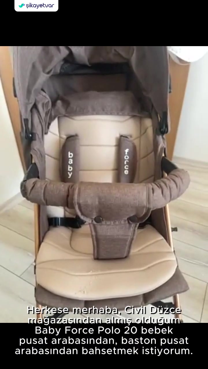 Civil Rize Mağazada Baby Force Bebek Baston Arabası Sorunu videonun kapak resmi