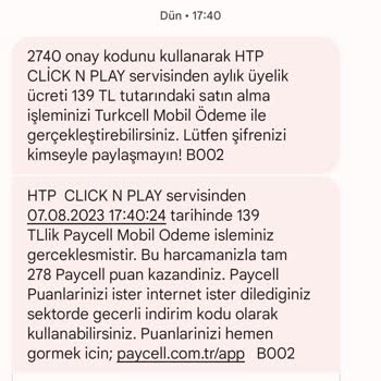 Paycell Para İadesi
