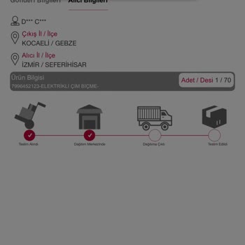 Sipariş Ettiğim Ürünün Horoz Lojistik Aracılığı İle Gecikme Göstermesi