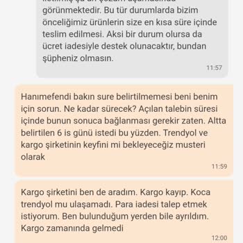 Trendyol Siparişim Gelmedi. Pata İadesi İçin Hala Çözüm Bekliyorum.