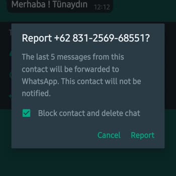 WhatsApp Kayıtlı Olmayan Numaralardan Gelen Mesajlar!