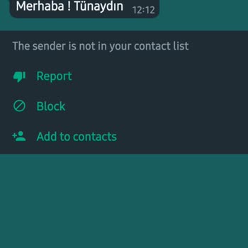 WhatsApp Kayıtlı Olmayan Numaralardan Gelen Mesajlar!