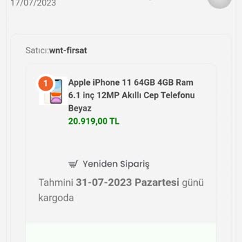 Wnt.com.tr Telefon Siparişim 21 Gündür Kargoya Verilmedi