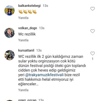 Aziz Gül Organizasyon Trakya Rock Festivali Hayal Kırıklığı