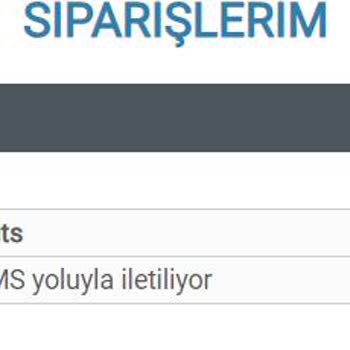Epin.com.tr "Satın Almış Olduğunuz E-pinler SMS Yoluyla İletiliyor"