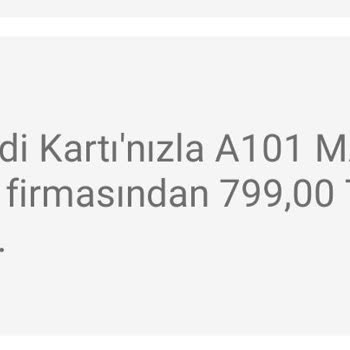 A101 Sipariş Verilmesine Rağmen Görünmeyen Sipariş