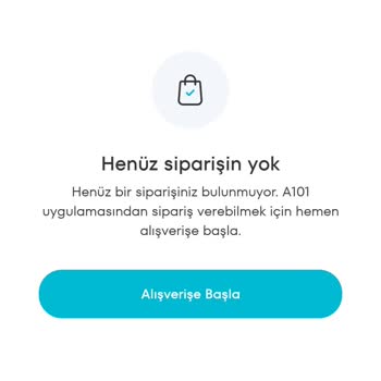A101 Sipariş Verilmesine Rağmen Görünmeyen Sipariş
