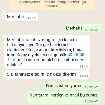 WhatsApp Hakları İçin