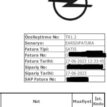 Opel Astra Araç Teslim Edilmiyor