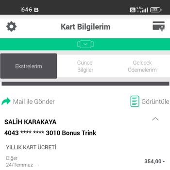 Garanti Bankası Yıllık Kart Ücret İadesi