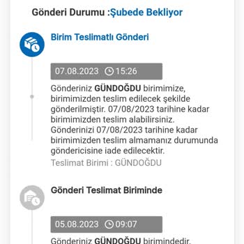 MNG Kargo'nun Kargo Görevini Yapmaması