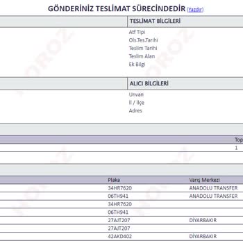 Horoz Lojistik 21 Gündür Teslim Edilmeyen Kargo