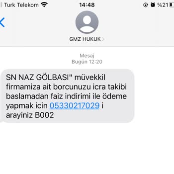 Gmz Hukuk Tarafından Usulsüz Ve Asılsız Mesaj Geliyor