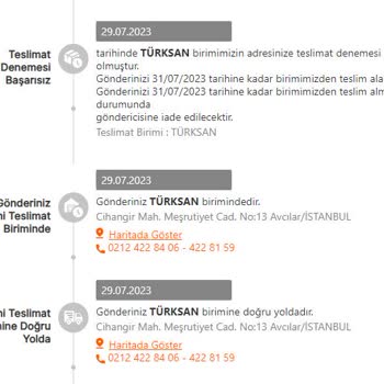 MNG Kargo Hizmetinden Hayal Kırıklığı Yaşıyorum