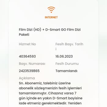 D-Smart Haksız Kazanç Zorla TV Hizmetimi Devam Ettirmişler