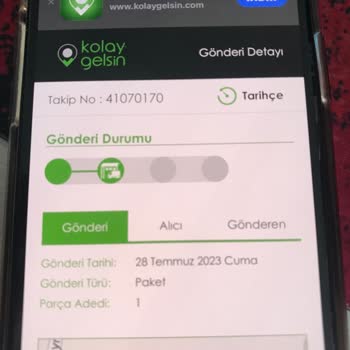 Kolay Gelsin Kargo Teslim Ve Müşteri Hizmetleri Faydasızlığı